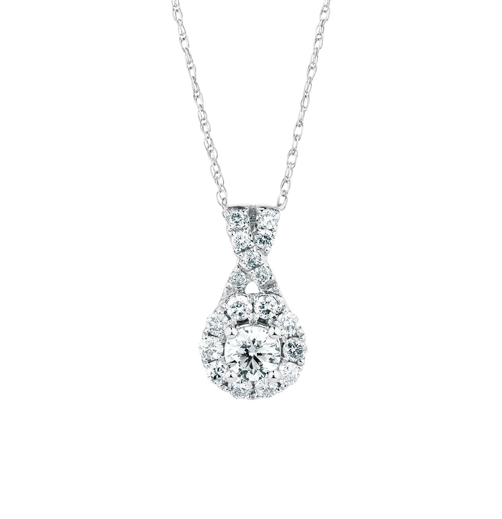Michael Hill Designer Allegro Pendant with 1/2 Carat TW of Diamonds in
