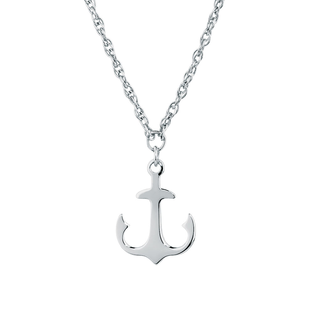 Anchor Necklace in Sterling Silver